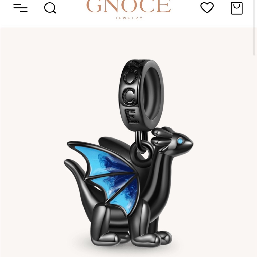 Dragon Charm GNOCE brand  NWT